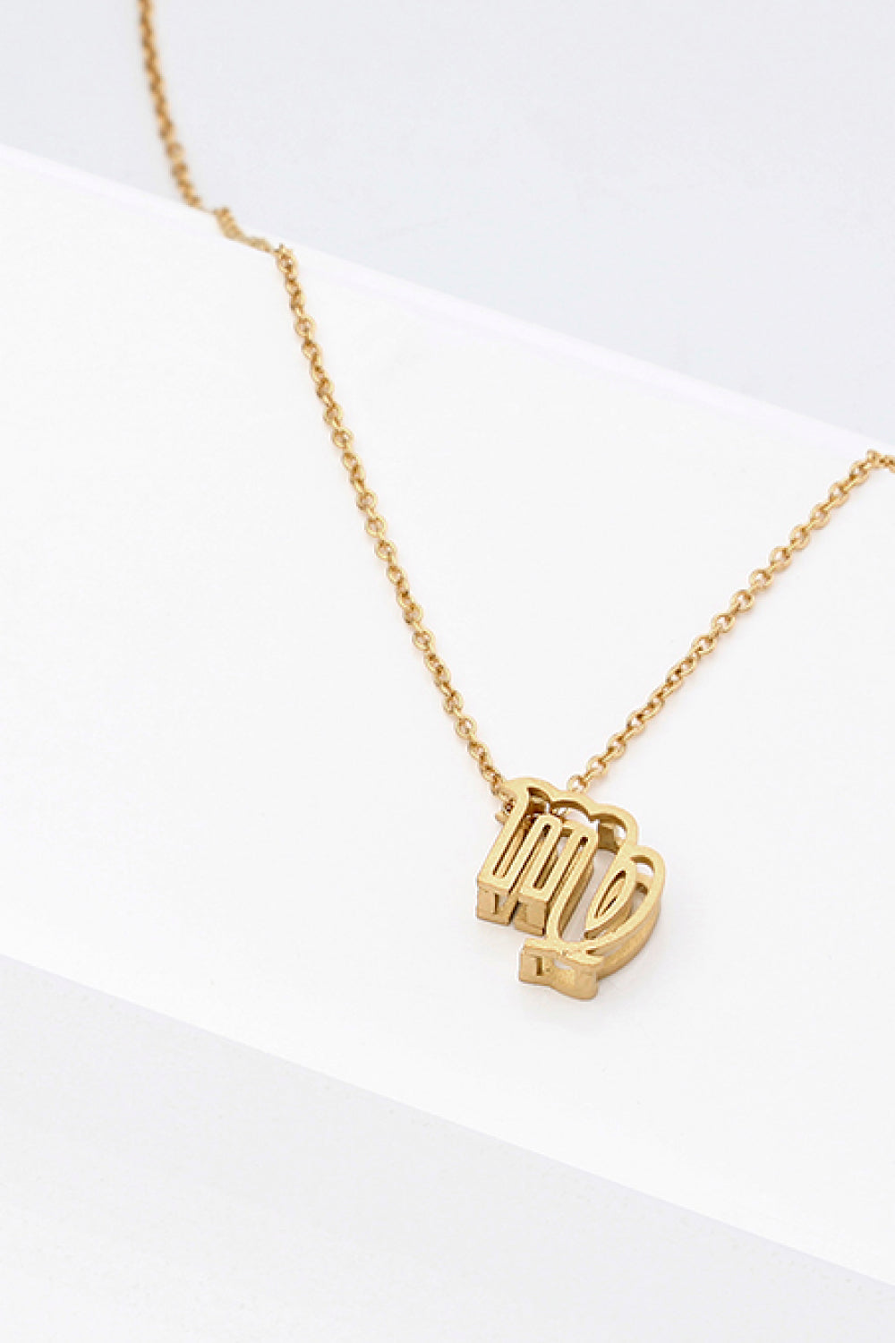 Zodiac Astrological Sign Constellation Pendant Necklace