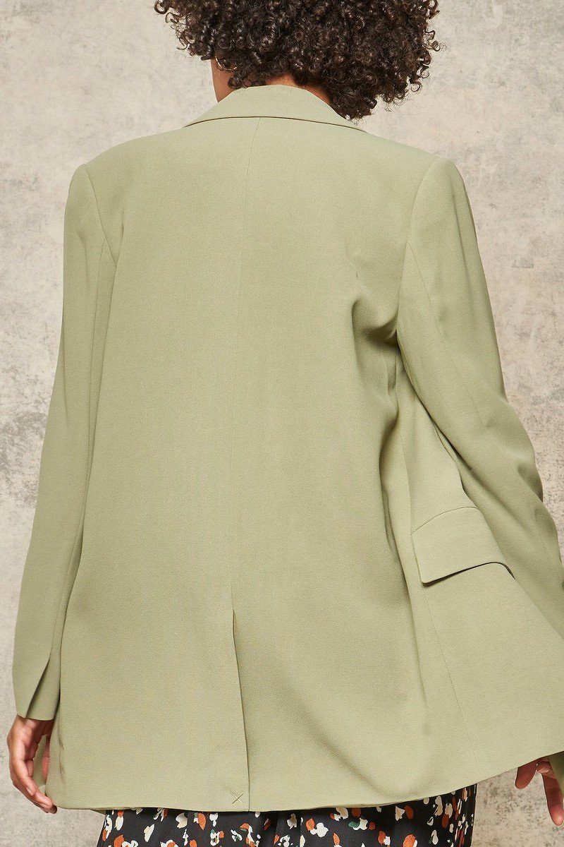 Pistachio Oversized Blazer