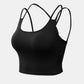 Double-Strap Cropped Yoga Cami