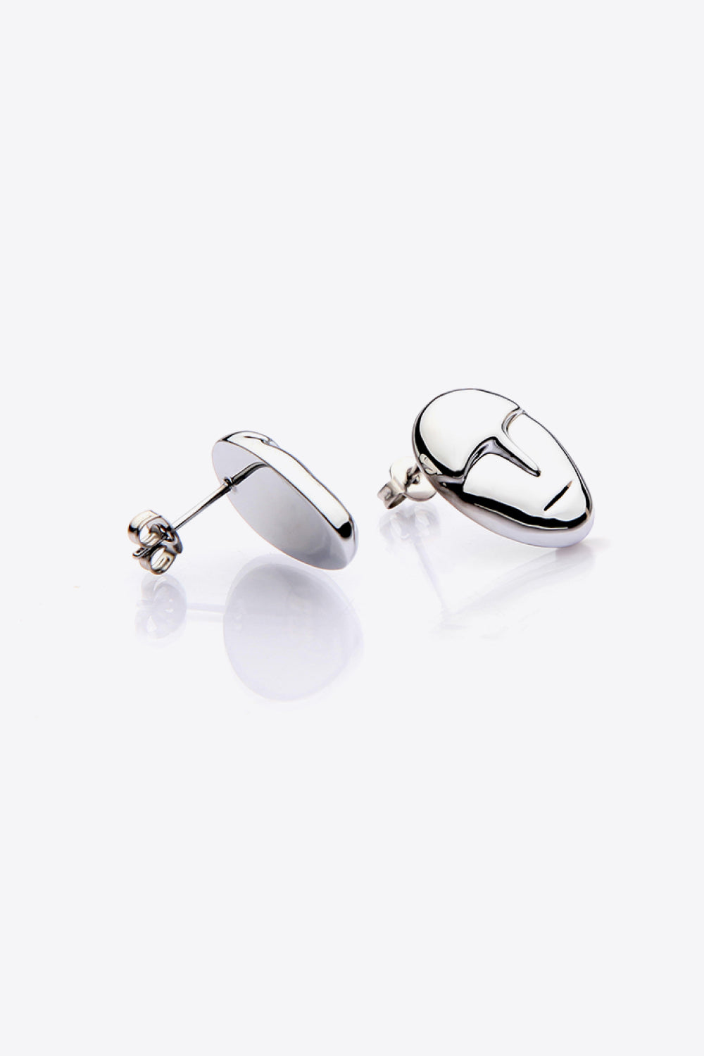 Abstract Face Figure Stud Earrings