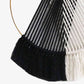 Contrast Fringe Round Macrame Wall Hanging