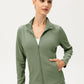 Zip Up Fleece Lined Sports Jacket with Pockets