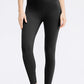 Exposed Seam High Waist Athletic Leggings