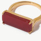 18K Gold-Plated Natural Stone Ring