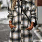 Nina Plaid Button-Up Shacket with Pockets
