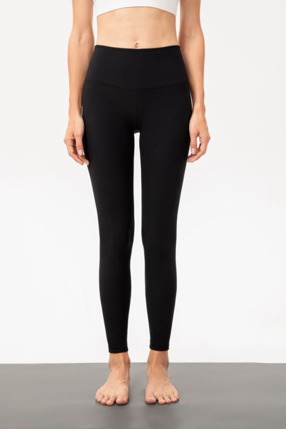 Seamless Fleece Lined Wide Waistband Leggings