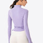 Side Drawstring Zip-Up Sports Jacket
