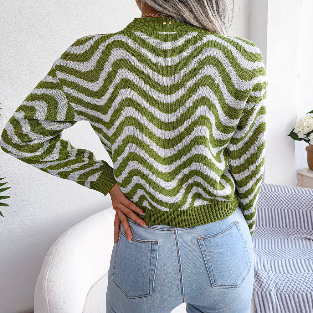 Winnie Wavy Stripe Sweater
