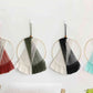 Contrast Fringe Round Macrame Wall Hanging