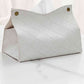 2-Pack Woven PU Tissue Box Covers