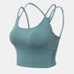 Double-Strap Cropped Yoga Cami