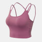 Double-Strap Cropped Yoga Cami