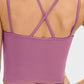 Double-Strap Cropped Yoga Cami