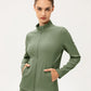 Zip Up Fleece Lined Sports Jacket with Pockets