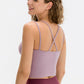 Double-Strap Cropped Yoga Cami