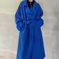 Sabriel Double-Breasted Belted Sherpa Coat
