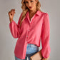 Grid Balloon Sleeve Shirt