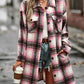 Nina Plaid Button-Up Shacket with Pockets