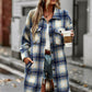 Nina Plaid Button-Up Shacket with Pockets