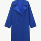 Sabriel Double-Breasted Belted Sherpa Coat