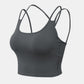 Double-Strap Cropped Yoga Cami